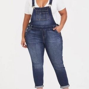 Torrid Cropped Overalls